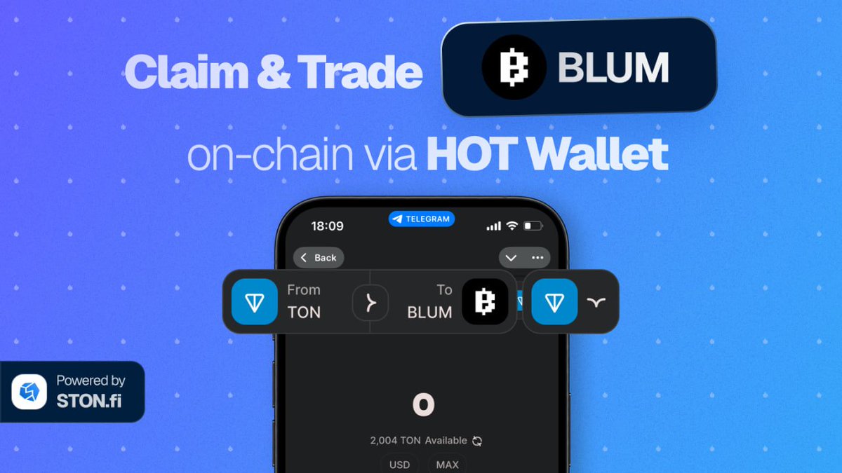🔥 Claim and trade <a href="/blumcrypto/">Blum</a> via HOT Wallet 🔥