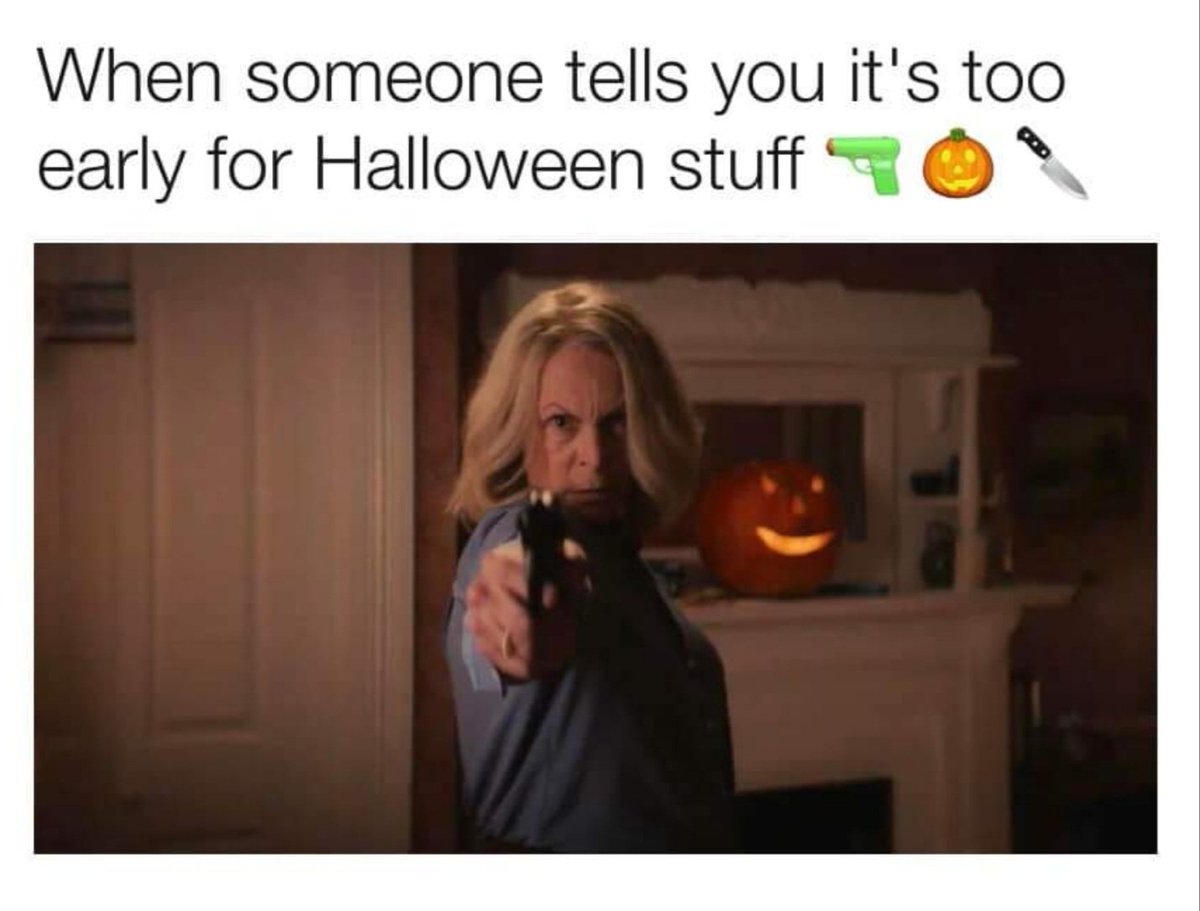 It's never too early, cause every day is Halloween! 🎃