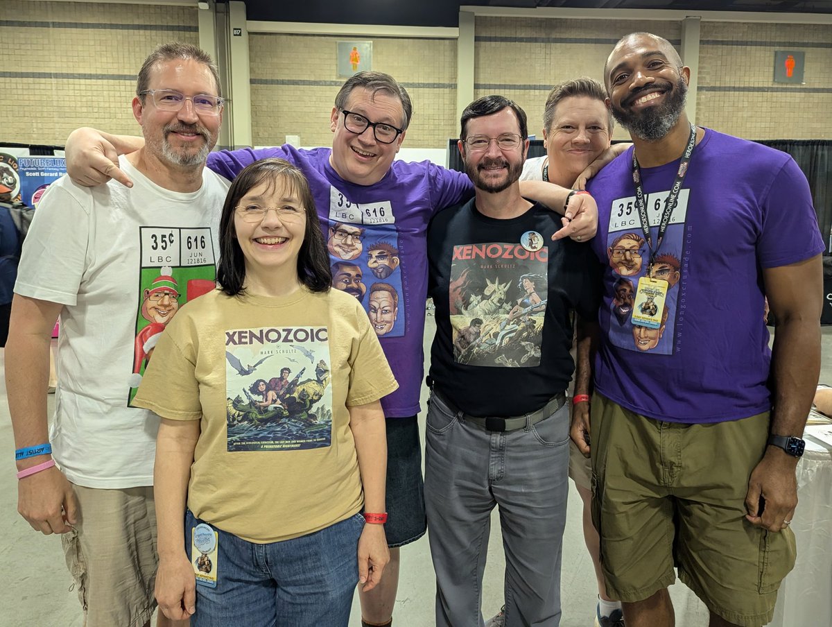 RaD Adventures (@rad_adventures) on Twitter photo The crew at the <a href="/LongboxCrusade/">Longbox Crusade</a> are four of the nicest people in the world, but they get a little unruly at times and then Ruth has to set them straight! 🤜🤛 😁😂🤣
Seriously, it's always wonderful to spend time with our friends Pat, Delvin, Jason, and Jarrod! 😃 The crew at the <a href="/LongboxCrusade/">Longbox Crusade</a> are four of the nicest people in the world, but they get a little unruly at times and then Ruth has to set them straight! 🤜🤛 😁😂🤣
Seriously, it's always wonderful to spend time with our friends Pat, Delvin, Jason, and Jarrod! 😃
