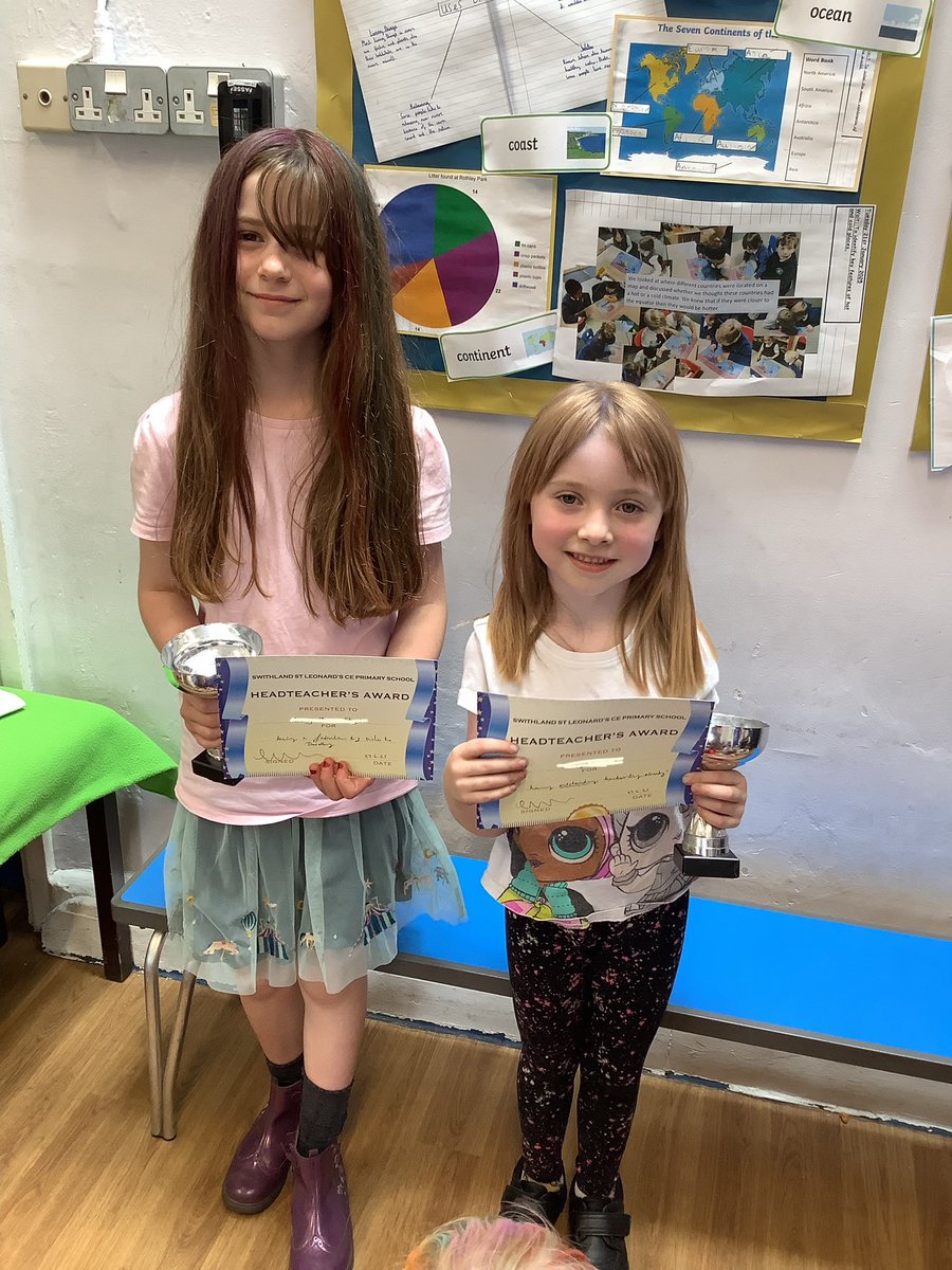 SwithPrimarySch's tweet image. Congratulations to the winners of Mrs Lethbridge’s Headteacher’s Awards #SwithlandHeadTeachersAward