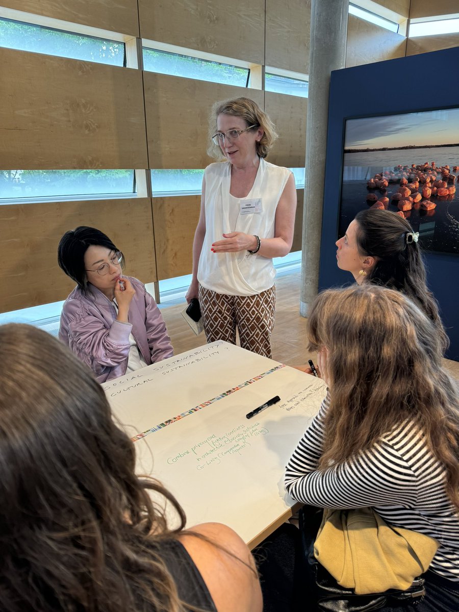 FinBotschaftDe's tweet image. Heute findet das Event „Dream – Play – Challenge: The Future of Sustainability“ als Teil des #Women in #Architecture Festivals 2025 im Felleshus der Nordischen Botschaften statt. Aus Finnland gibt Prof. Pirjo Sanaksenaho der @AaltoUniversity den Impuls. nordischebotschaften.org/veranstaltunge…