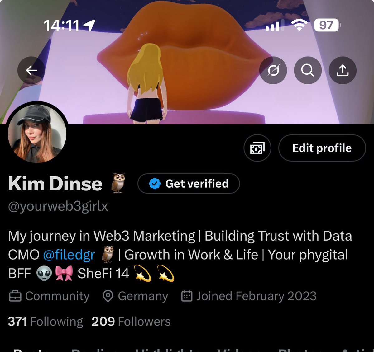 Just cracked the 200 followers on X

Imagine a room with 200 people

Hello newbies, nice to have you in my network💕🤗