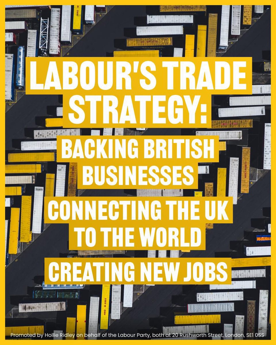 FabianLeedsNE's tweet image. As the UK Trade Envoy to the Southern Cone, I delighted to be part of this Labour Government's Trade Strategy.
In a world turning inward, Britain is looking outward:
• £5 billion fund to tackle red tape
• £80 billion in export finance
• New deals in green tech & services