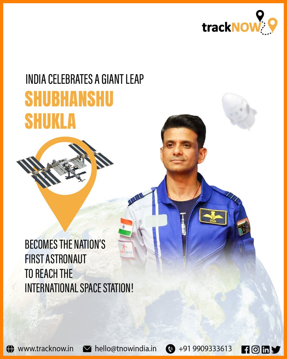 India celebrates a monumental achievement as Shubhanshu Shukla becomes the nation's first astronaut to reach the International Space Station! This incredible feat marks a giant leap for Indian science, technology, and human spaceflight.