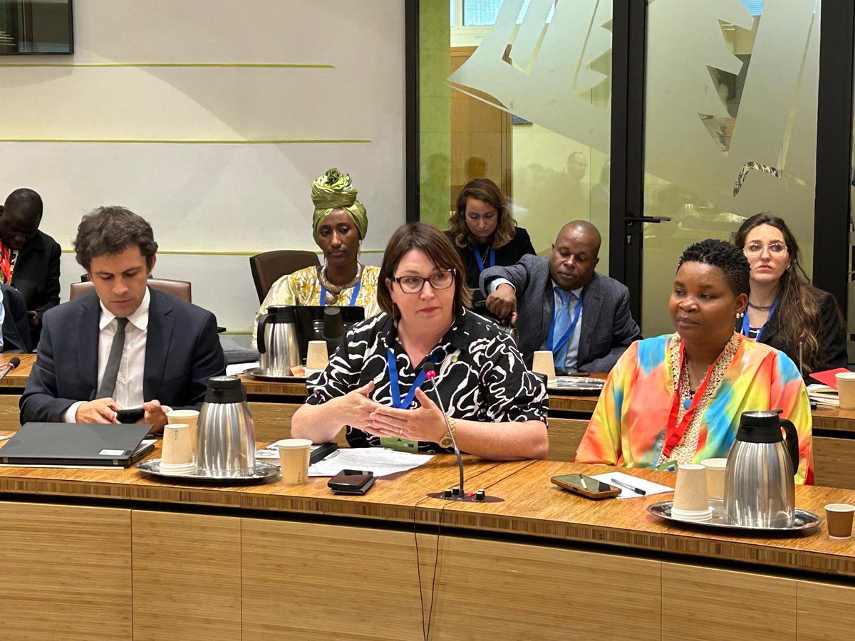 #AUEU4farmers side event | #WFO Board Member <a href="/katipar/">Kati Partanen</a> highlighted the importance for #farmers to learn from each other, emphasising that WFO works to ensure farmers are not only part of policy processes—but true partners in driving them forward.

#FarmersInAction