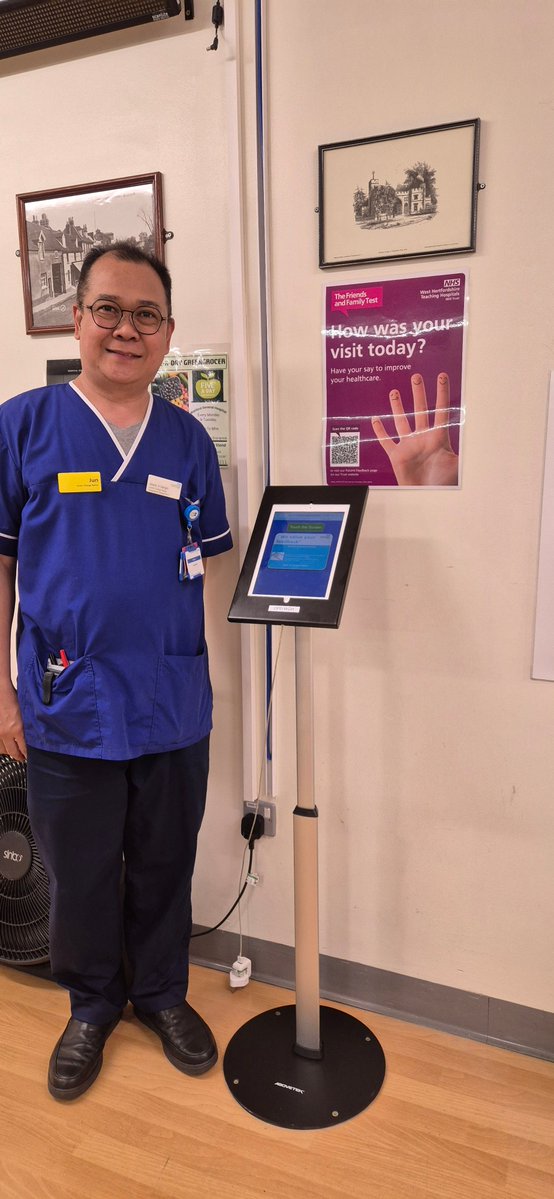Well done to OUTPATIENTS Department at WGH for setting up their first FFT kiosk! A brilliant way to make patient feedback easier and more accessible. 👏👏👏📢🩺  #FFTFeedback #WGHOutpatients #HealthcareInnovation #FeedbackMatters