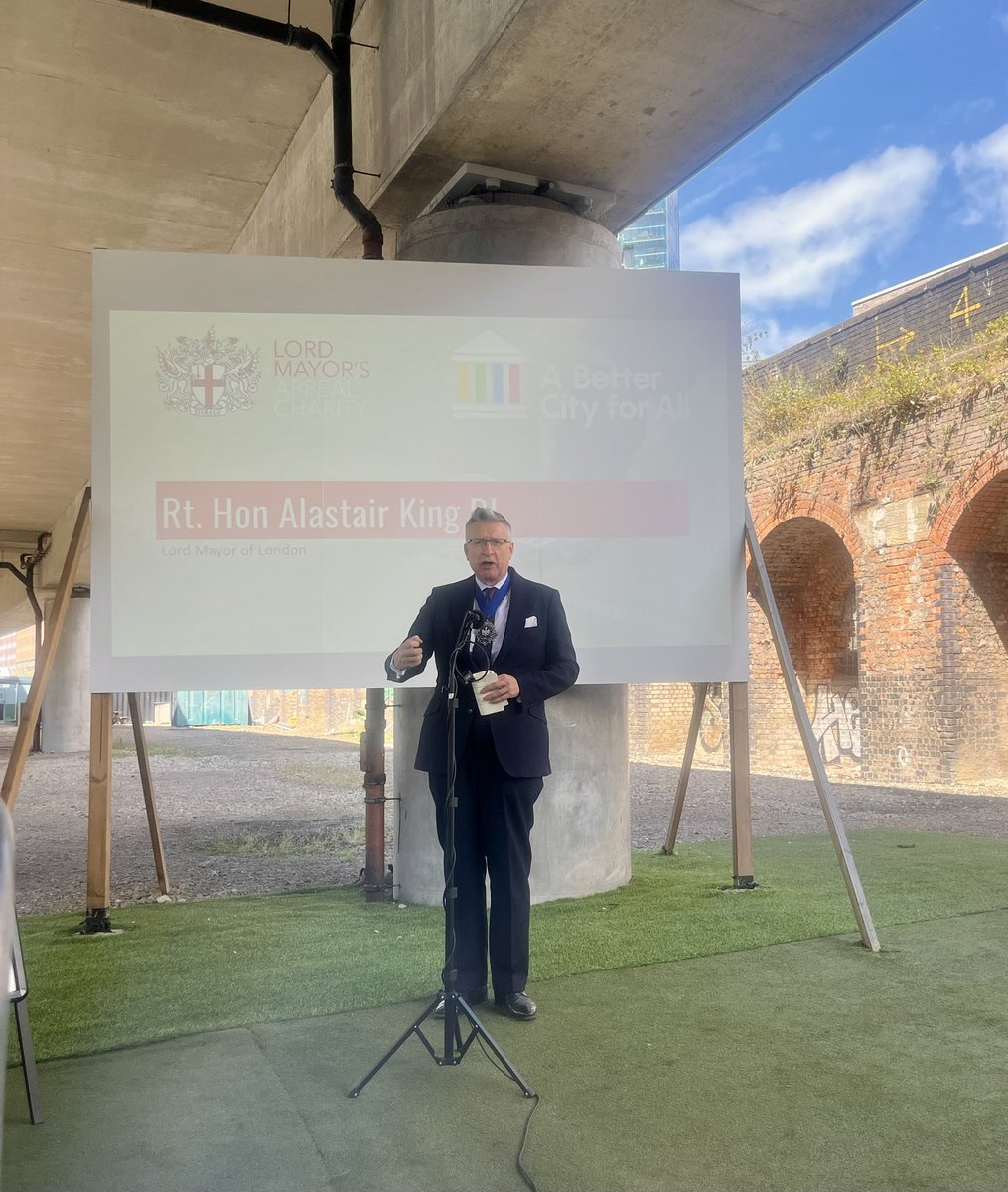 LMAppeal's tweet image. We hear from @citylordmayor Alastair King as he kicks off the inaugural #LORDMAYORSCUP raising vital funds for #LMAPPEAL charity partners @HomewardsUK &amp;amp; @MQmentalhealth 
 
Today City companies are gathering to connect, compete and contribute to causes that truly matter.