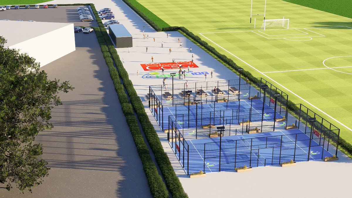 We Padel 100 are super excited with our first sports location based in Charleville Co Cork. We have partnered with Charleville Sports Complex to install 2 x Padel courtswill be a great addition to their existing facilities. Planned opening day in September we just can't wait.
