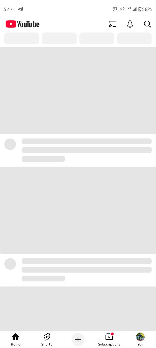 Iam_SujitR's tweet photo. Loading........ Loading....... Wow @Airtel_Presence &amp; @airtelindia  full 5g network available in my area but even youtube is loading . Complaint about two times but issue is not resolved. https://t.co/Wxh7qMWSg3