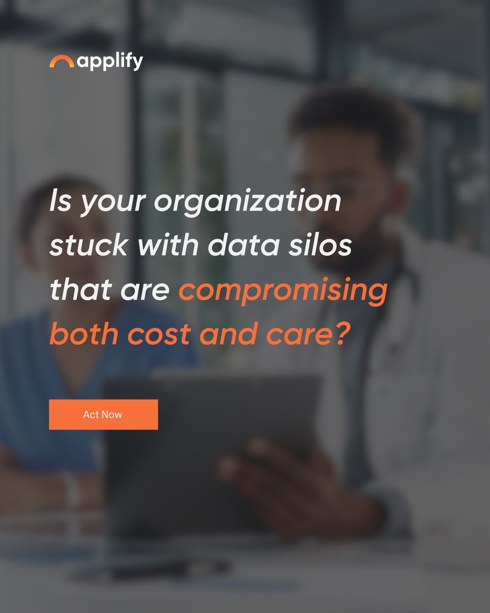 TeamApplify's tweet image. With $750 billion wasted annually in U.S. healthcare due to data inefficiencies, is your business prepared to keep losing this battle?
Don’t let fragmented data continue to hurt your bottom line and patient care.
Start now: applify.co/solutions/data…
#applify #AWS #healthcare