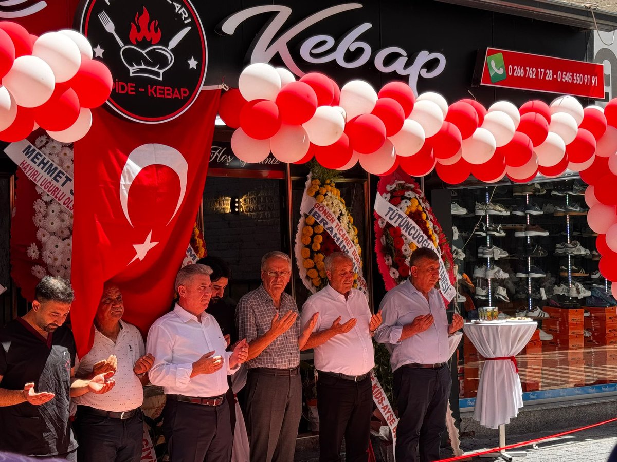 Yönetim Kurulu Başkanımız İsmail MUTLU, 27 Haziran 2025 Cuma günü Tarık ÇELİK ve Mücahit ÇELİK’in işletmeciliğini yaptığı Hacıoğulları Pide ve Kebap Salonu’nun açılış törenine katılarak hayırlı olsun dileklerini iletti.