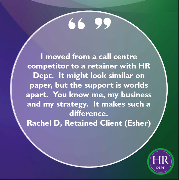 sandra_porterHR's tweet photo. Does your HR support respond with 'Computer says 'no''?!  We don't.  We give options and recommendations - and then help you take action.

Contact me today on 07387 101637 to discuss how we can help your business. https://t.co/IrSLkVfezr