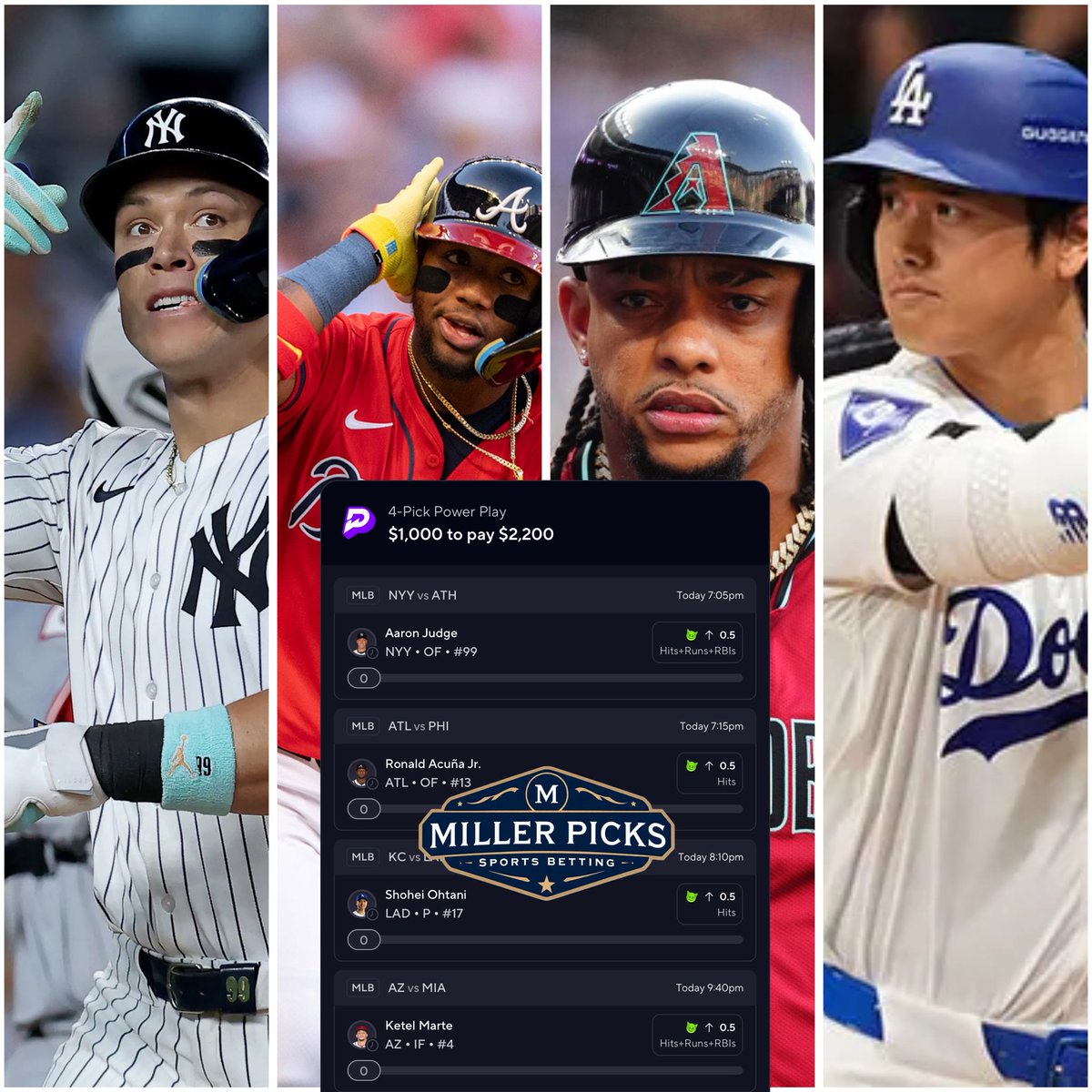 Super Goat Goblin ☢️💣

Let’s see them all go yard today 🏟️

Easy double up 💰🏧✅ 

Get my live plays and nukes in the premium 

dubclub.win/r/p/pri-jf9pa/…