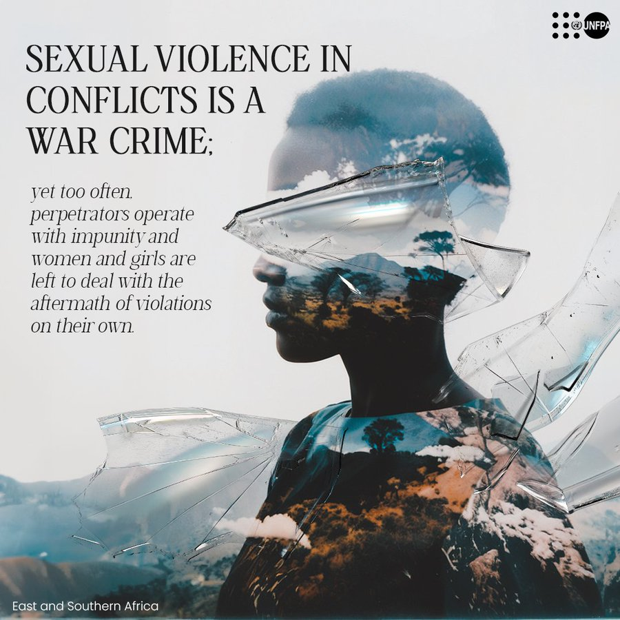 Sexual violence in conflict is a war crime.

Yet overstretched legal systems and protection services —further strained by funding cuts— fuel a cycle of impunity.

See how <a href="/UNFPA/">UNFPA</a> is working to #EndRapeInWar: unf.pa/svc