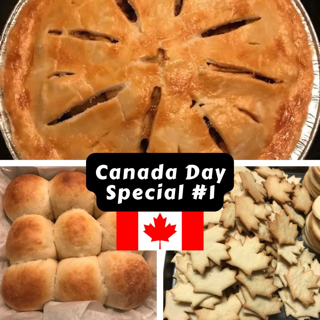 Special #1 Includes:
- 1 no sugar added apple pie
- 1 package of 12 sugar cookies
- 1 tray of white flour dinner buns
All for only $30! Message me on here or contact through the website at tyrabakes.com
#canadaday #saskmade #CanadaDay2025 #canadadaylongweekend #reginask