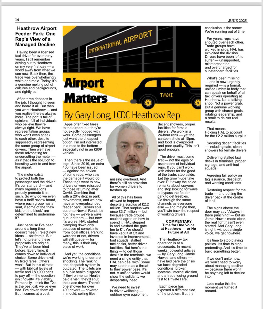 The_LCDC's tweet photo. If you work the Flyers and feel let down and ignored by your Reps, then maybe you should join the exodus of drivers joining the Club.
Hardworking honest Reps, who want a fair and transparent system at Heathrow. 🙌🙌🙌
@TootlestheTaxi @GaryLong1661 
@jamiehawes8  💯 https://t.co/zt2kajv7G6