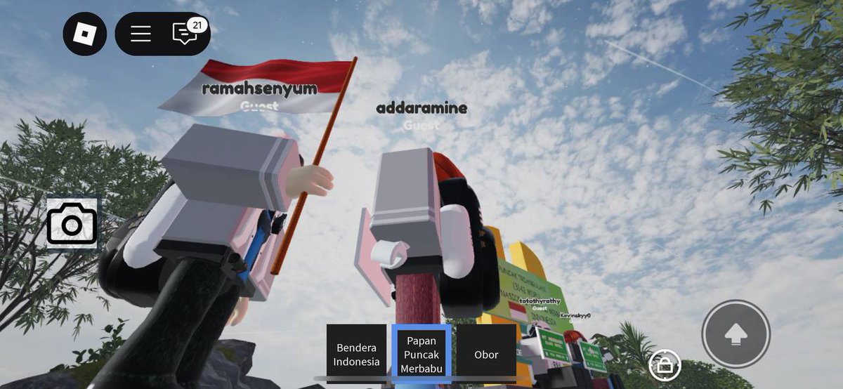 proud of my gf day 1 roblox langsung merbabu keren banget #gokil 40 mins sampe puncak