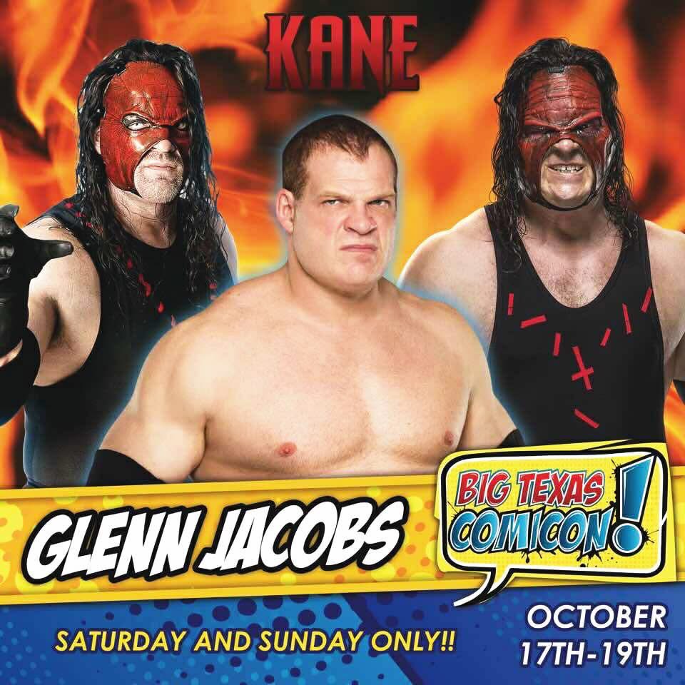 bigtexcon's tweet image. Wrestling fans, KANE is coming to Big Texas Comicon!
🗓 Appearance Dates:
Saturday & Sunday ONLY — October 18th–19th
💥 Get your tickets NOW and prepare for an inferno of excitement!
TICKETS: bigtexascomicon.com/tickets
PHOTO OPS: bit.ly/btcphotoops