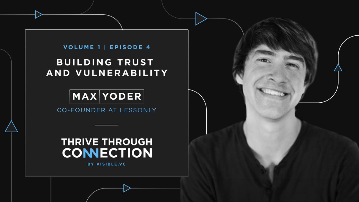 VisibleVC's tweet image. What does it take to scale a startup to $30M+ ARR and a successful exit?

Max Yoder, founder of Lessonly, breaks it down on Thrive Through Connection, from early mentors to leadership lessons.

Give it a listen here: visible.vc/blog/building-…