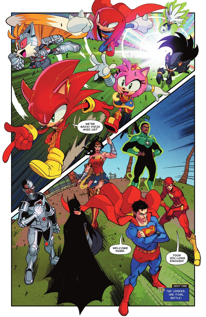 SuperSylar8's tweet image. The gang is back 💯🤩
#dccomics #SonicTheHedeghog #DcXSonic #JusticeLeague