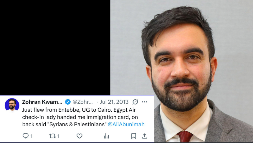 2013 Zohran Mamdani was indeed in Egypt for a long period of time.

Directly posting about overthrowing a government.