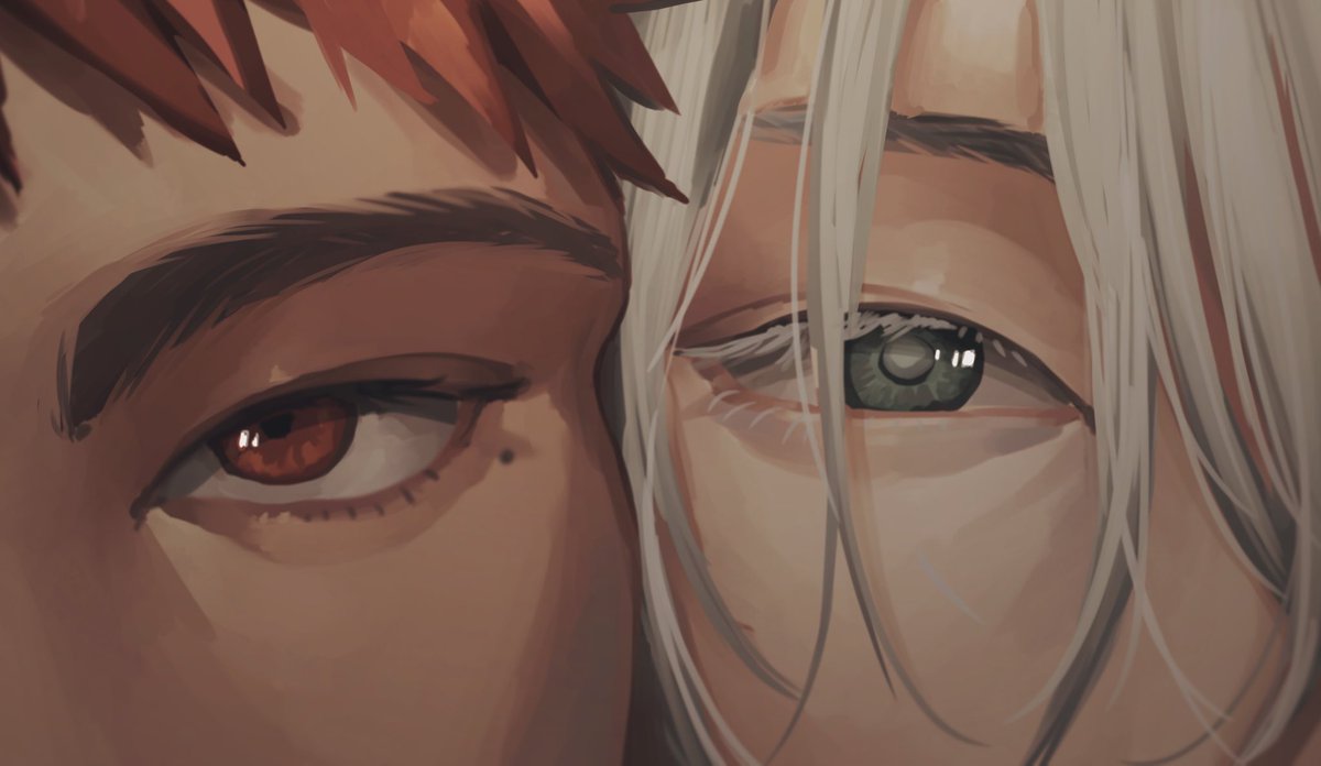 buggingout00's tweet image. #kudoichi them as that eyeball trend but i wanted to practice my rendering... its still a little messy but its okay....