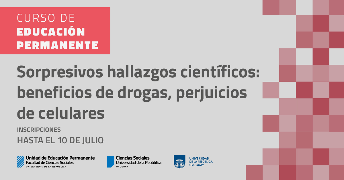 Facultad de Ciencias Sociales (@fcsudelar) on Twitter photo ๐ฑ๐ฆ๐ผ๐ฟ๐ฝ๐ฟ๐ฒ๐๐ถ๐๐ผ๐ ๐ต๐ฎ๐น๐น๐ฎ๐๐ด๐ผ๐ ๐ฐ๐ถ๐ฒ๐ป๐๐ถฬ๐ณ๐ถ๐ฐ๐ผ๐: ๐ฏ๐ฒ๐ป๐ฒ๐ณ๐ถ๐ฐ๐ถ๐ผ๐ ๐ฑ๐ฒ ๐ฑ๐ฟ๐ผ๐ด๐ฎ๐, ๐ฝ๐ฒ๐ฟ๐ท๐๐ถ๐ฐ๐ถ๐ผ๐ ๐ฑ๐ฒ ๐ฐ๐ฒ๐น๐๐น๐ฎ๐ฟ๐ฒ๐
Curso de Educaciรณn Permanente
๐
Inscripciones hasta el 10 de julio
Mรกs informaciรณn๐ cienciassociales.edu.uy/estudiantes/soโฆ ๐ฑ๐ฆ๐ผ๐ฟ๐ฝ๐ฟ๐ฒ๐๐ถ๐๐ผ๐ ๐ต๐ฎ๐น๐น๐ฎ๐๐ด๐ผ๐ ๐ฐ๐ถ๐ฒ๐ป๐๐ถฬ๐ณ๐ถ๐ฐ๐ผ๐: ๐ฏ๐ฒ๐ป๐ฒ๐ณ๐ถ๐ฐ๐ถ๐ผ๐ ๐ฑ๐ฒ ๐ฑ๐ฟ๐ผ๐ด๐ฎ๐, ๐ฝ๐ฒ๐ฟ๐ท๐๐ถ๐ฐ๐ถ๐ผ๐ ๐ฑ๐ฒ ๐ฐ๐ฒ๐น๐๐น๐ฎ๐ฟ๐ฒ๐
Curso de Educaciรณn Permanente
๐
Inscripciones hasta el 10 de julio
Mรกs informaciรณn๐ cienciassociales.edu.uy/estudiantes/soโฆ