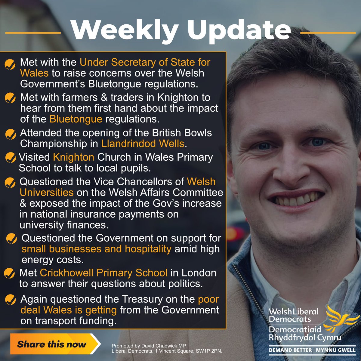 LibDemDavid's tweet image. Here are just a few of the things I got up to this week as your MP for Brecon, Radnor and Cwm Tawe. 👇 For more detailed updates on the work I've been doing as your MP, sign up for my monthly email newsletters here: brlibdems.uk/davidsnewslett…
