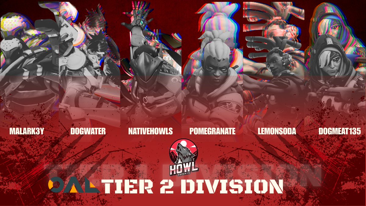 OAL_Official's tweet photo. Ready to claw their way to victory, we welcome @HowI_Esports to the OAL! One of our new T2 Division teams, Howl comes to us as a competitive organization of players with prior competitive history.
We're excited to see them in action! #AspireForGreatness https://t.co/TEk1Vv2LIt