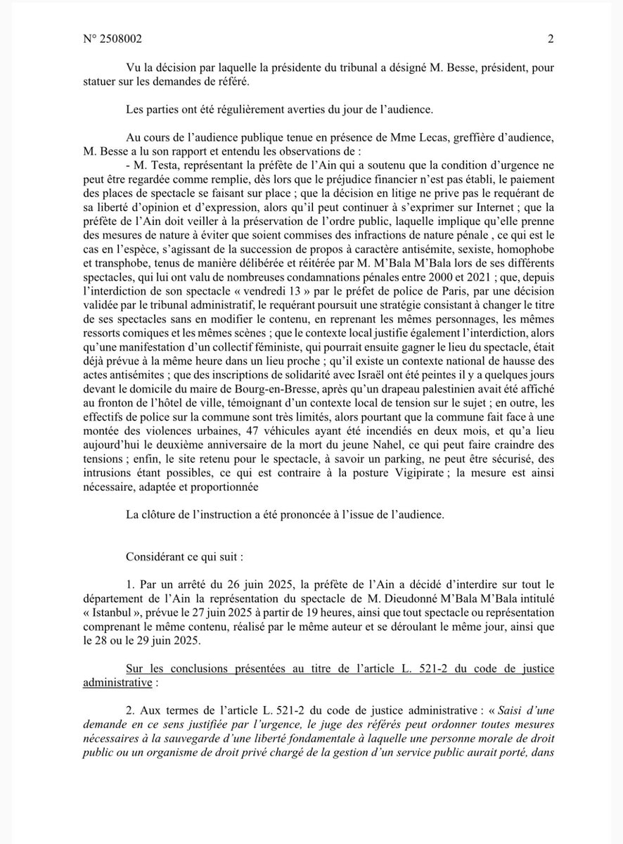 MbalaDieudo's tweet image. Victoire devant le tribunal administratif !Lorsque qu’ils émettent leurs interdictions les médias s’en gargarisent mais lorsque je gagne bouche cousue. Et toutes ses procédures au frais du peuple français!Faites tourner l’info.Merci,je tiens grâce à vous dieudosphere.com