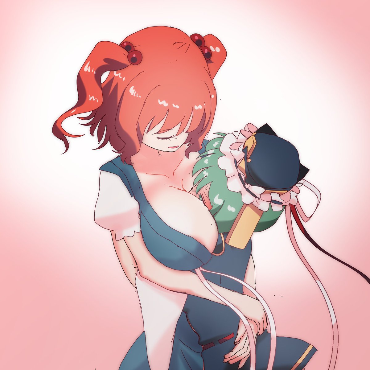 玄沢 恵一さま、コメント&ブーストありがとうございました。お題文の印象からもう少しピュアというか素直な感じがいいのかなと思いながらも、私の脳内ではこの構図が浮かんでいました。ありがとうございました。 