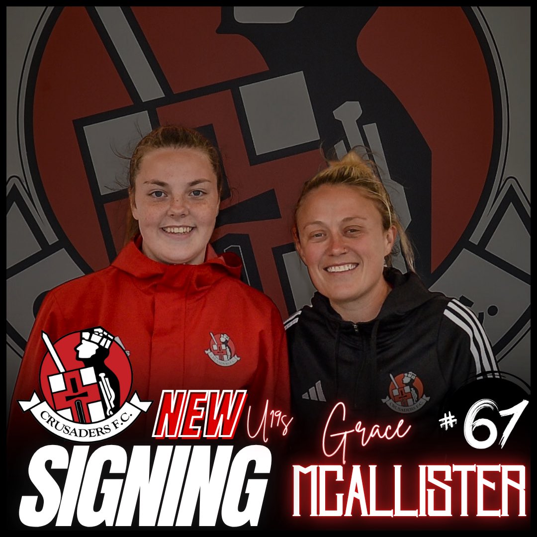 Crusaders Strikers (@cruesstrikers) on Twitter photo โ๏ธ ๐๐๐ผ๐๐๐๐๐ ๐๐๐๐ ๐ดโซ๏ธ
We would like to ๐๐๐ก๐๐ค๐ข๐ 2009 player ๐๐ง๐๐๐ ๐๐๐ผ๐ก๐ก๐๐จ๐ฉ๐๐ง to the club.
Grace is an ๐๐ ๐16 ๐๐ฃ๐ฉ๐๐ง๐ฃ๐๐ฉ๐๐ค๐ฃ๐๐ก and signs from Linfield.
Grace is a an attacking player, who will bring more goals to our Elite Phase โ๏ธ ๐๐๐ผ๐๐๐๐๐ ๐๐๐๐ ๐ดโซ๏ธ
We would like to ๐๐๐ก๐๐ค๐ข๐ 2009 player ๐๐ง๐๐๐ ๐๐๐ผ๐ก๐ก๐๐จ๐ฉ๐๐ง to the club.
Grace is an ๐๐ ๐16 ๐๐ฃ๐ฉ๐๐ง๐ฃ๐๐ฉ๐๐ค๐ฃ๐๐ก and signs from Linfield.
Grace is a an attacking player, who will bring more goals to our Elite Phase