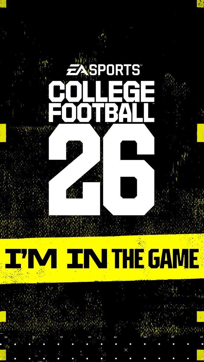 I'm officially In The Game #CFB26 @easportscollege #EAAthlete
