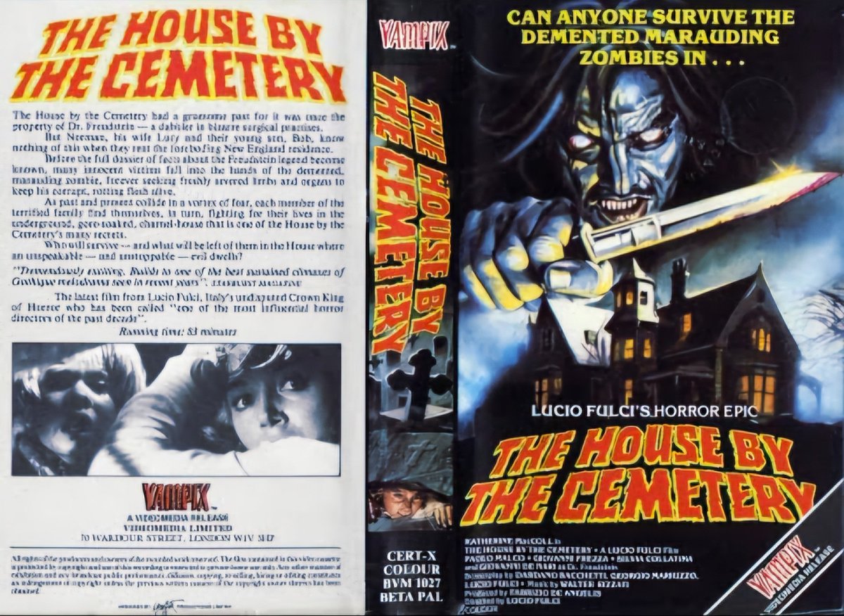 Eighties Euro Horror Classics 

The House by the Cemetery (1981) 

youtu.be/rcahAnM4AhE?si…