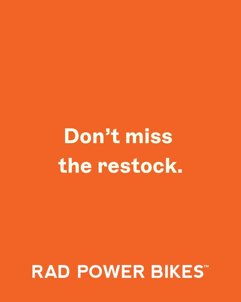 RadPowerBikes's tweet image. Back in stock. Ready to rock. 🤘 Get the Classic Blue RadRunner and RadRunner Plus while you can! bit.ly/46h0WbW
