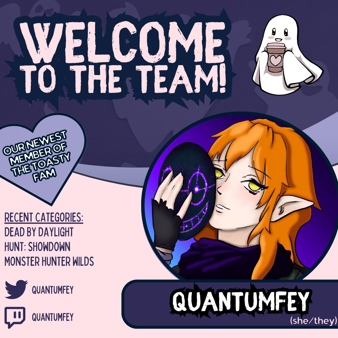 ToastyTerrorsTV's tweet photo. We have one more member announcement for you today, and it's @quantumfey!✨

She is an amazing artist, an avid book reader, and has many pets! Make sure you ask her about the 6 chickens! You won't be disappointed.👀

https://t.co/5dGWhVYfjh https://t.co/EBxAa1foIv
