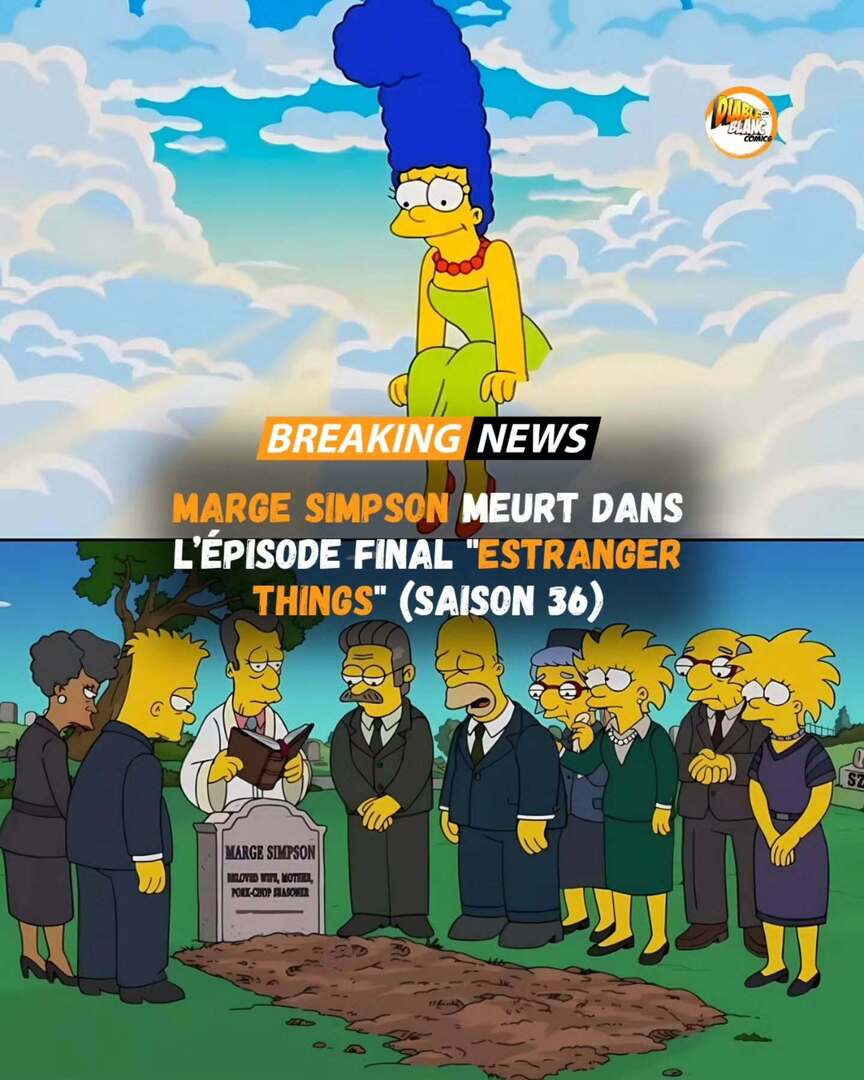 🚨 THE SIMPSONS – Season 36 Finale: “Estranger Things” : Un épisode choc et émouvant : Marge Simpson meurt… dans un futur hypothétique ! 😢

Projetés 35 ans plus tard, Bart et Lisa, fâchés depuis des décennies, se retrouvent grâce à une lettre posthume … instagr.am/p/DLaY_GnINqF/
