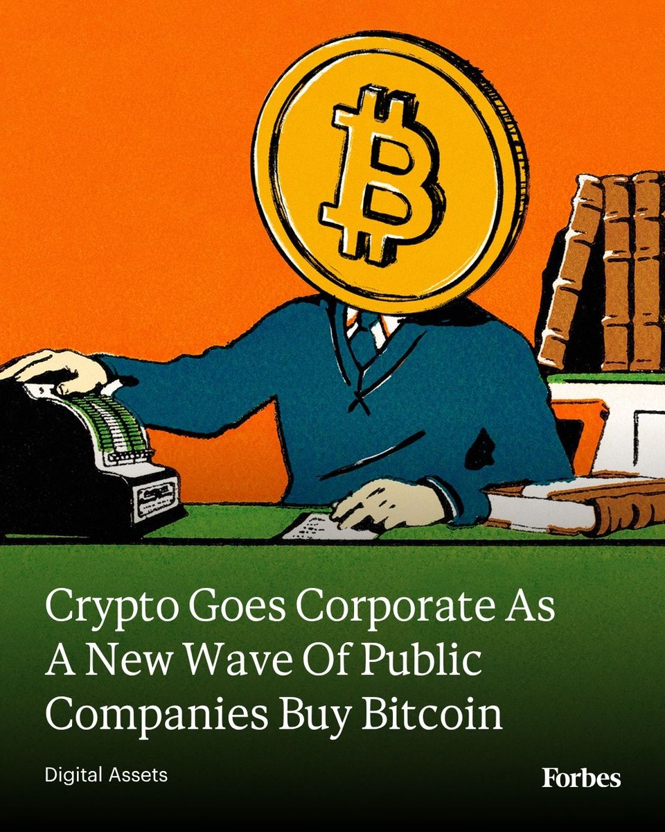 As the price of bitcoin rallies above $100,000, a host of companies are  harnessing public markets via SPACs and reverse mergers to purchase digital  assets en masse. (Illustration: Philip Smith for Forbes)