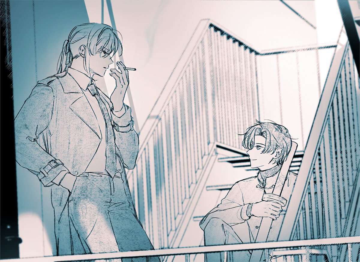 캐릭터의 관계성과 무드를 고려해 오마카세로 작업을 요청받았어요. 정말 즐겁게 작업했습니다! 신청해주셔서 감사합니다 ^_^)99