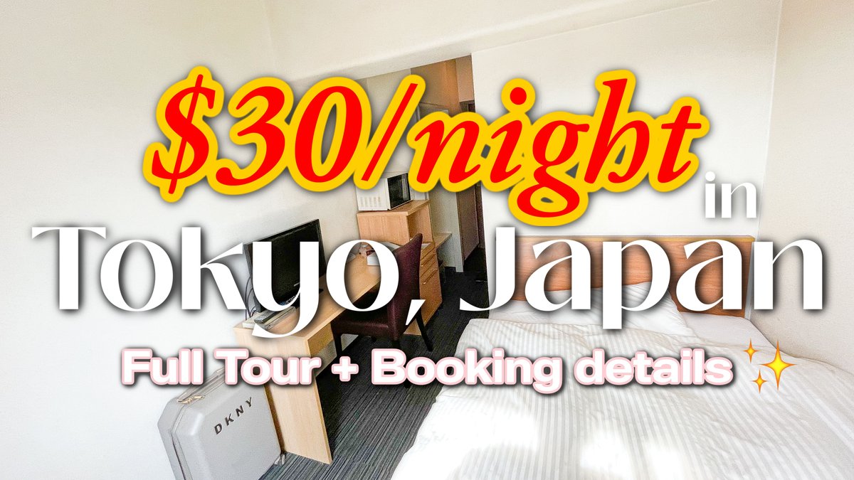 new video! episode 2: staying at a cheap $30 hotel in Japan?! hotel TOUR + booking details ⁺˳✧༚

#japan #japanvlog #japanhoteltour #tokyohoteltour #tokyojapan #tokyohoteltour #japantrip #japantravel

youtube.com/watch?v=zlScS9…