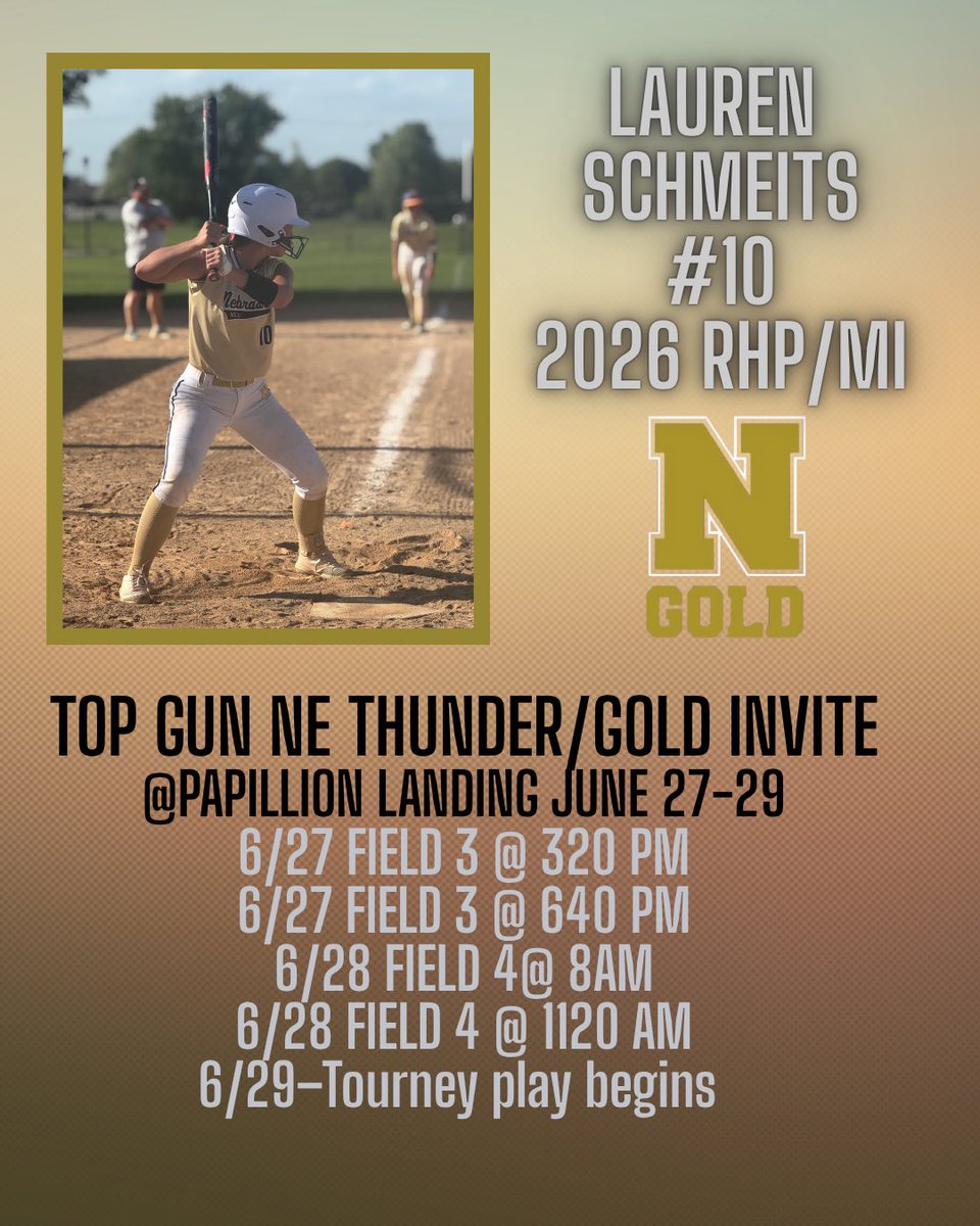 I’ll be in Omaha coaches!!!🥎❤️