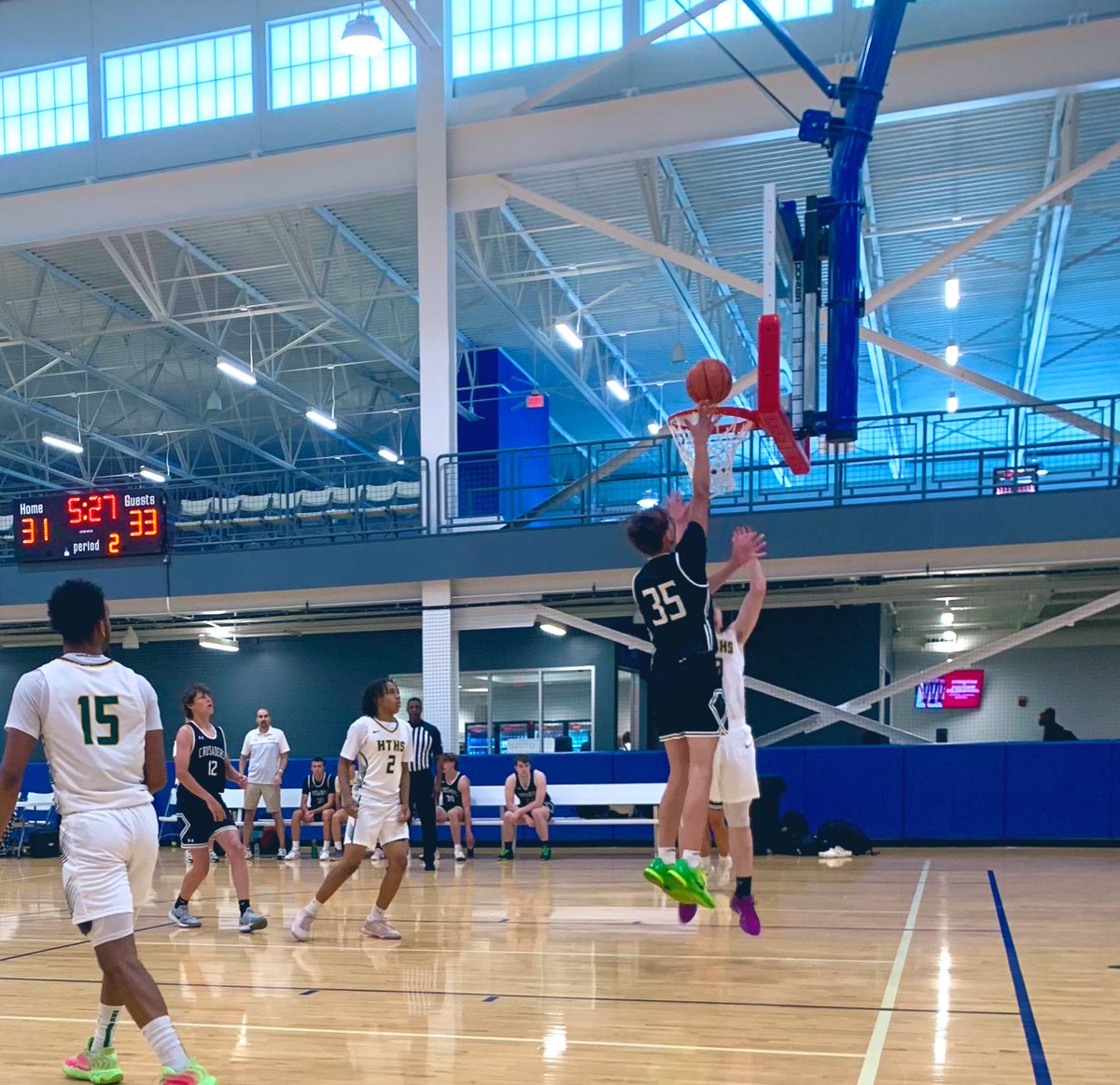 Competitive first game for Canton Central Catholic against Hamilton Twp. Lost a tight one 39-37. William ended with 15 points and 14 rebounds. #MWLiveBoys2K25