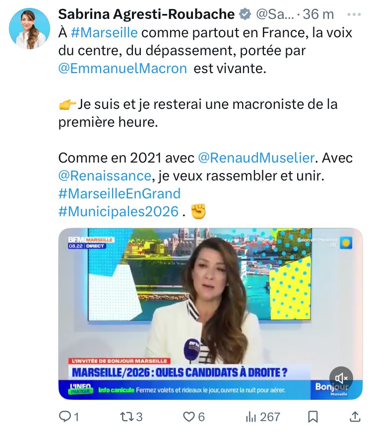 o_menetrier's tweet photo. Porté par un naturel optimiste et une nature bienveillante de temps à autre j’essaie d’écouter @SabrinaRoubache : je déprime un peu et ça me fait un bien fou !
#PrintempsMarseillais
#Municipales2026
#MadMars
#LaDroiteLaPlusBêteDuMondeEtEncoreOnAPasExploréTouteLaGalaxie https://t.co/4s0nWYIZ02