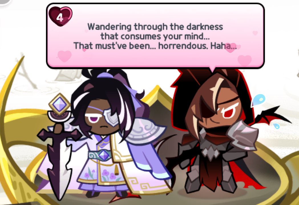 All the hearts n shit while saying the saddest shit ever