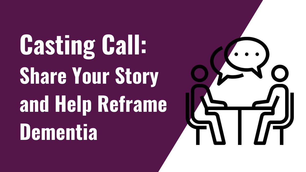 NIAgeing's tweet image. 🎬 Casting Call: Share Your Story and Help Reframe Dementia
We are launching a new public education campaign—and we want to hear from you. We’re looking for individuals aged 40+ who have been personally impacted by dementia—whether through a loved one, caregiving, or their own…