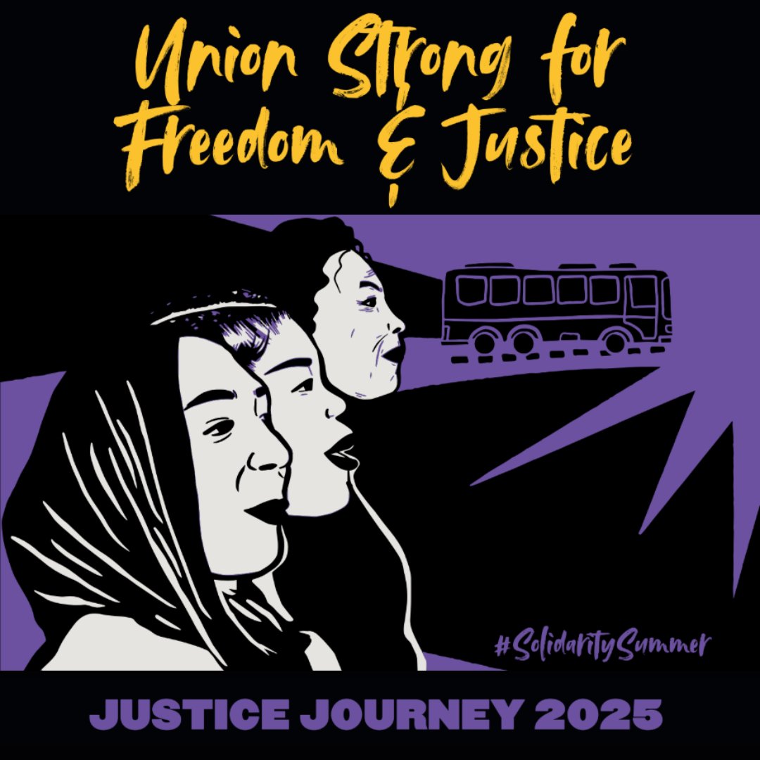SEIULocal1's tweet image. Labor has a history of fighting & winning. Workers from across America - including Local 1 janitors and security officers - are undertaking the Justice Journey to Louisiana. We reject attacks on our immigrant communities!
#SolidaritySummer: seiu.co/JusticeJourney 💪🏿💪🏽💪🏻