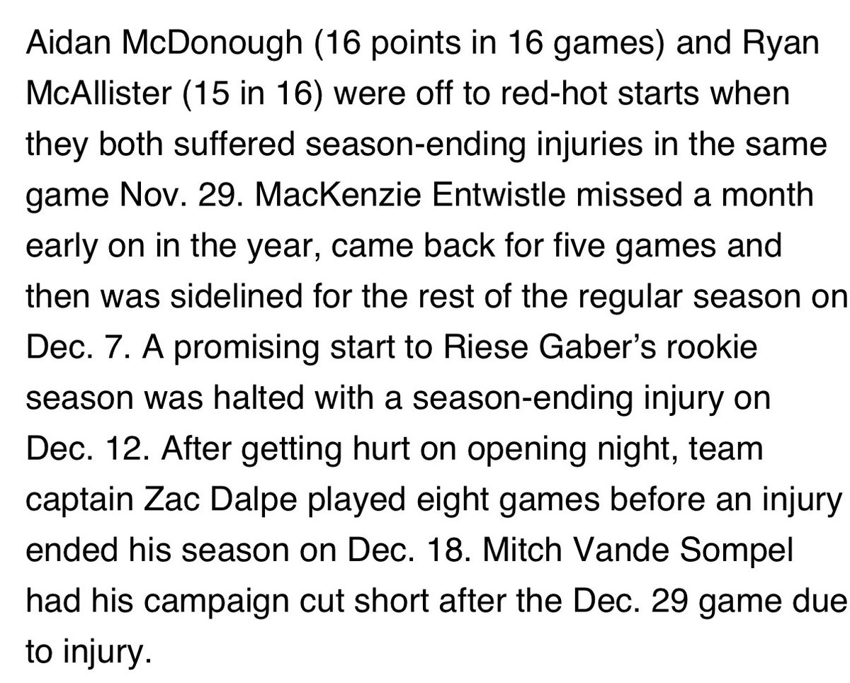 had to cram a lot into this bc there was like 72 hours between exits and free agency starting but the biggest takeaway should be that a team going through this mind-boggling stretch of injuries and still making the finals is a wild accomplishment