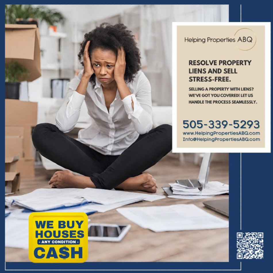 HelpingAbq's tweet image. 🏡 Selling a property with liens? We&apos;ve got you covered! Let us handle the process seamlessly. #WeBuyHouses #LienResolution 💼

Visit us:
📞 505.339.5293
✉️ Info@HelpingPropertiesABQ.com
🌐 HelpingPropertiesABQ.com
