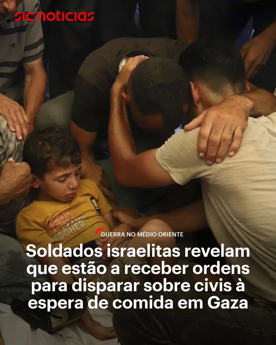 Soldados israelitas denunciam que as Forças de Defesa de Israel estão a ordenar que se atire deliberadamente sobre civis em Gaza, junto aos centros de ajuda humanitária. O relato é feito por combatentes de Israel, em declarações ao jornal Haaretz.

Saiba mais aqui:
