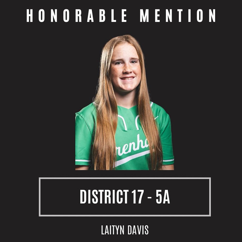 Congratulations class of 2028 Laityn Davis on a great season! 

#NotDoneYet #TwelveLife